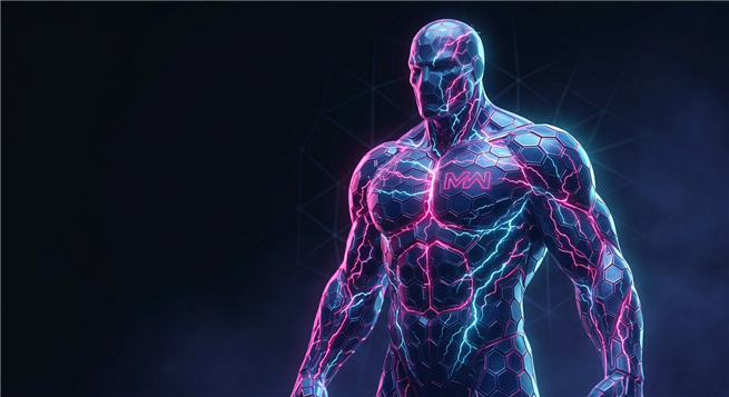 Casino gaming table with cards and chips